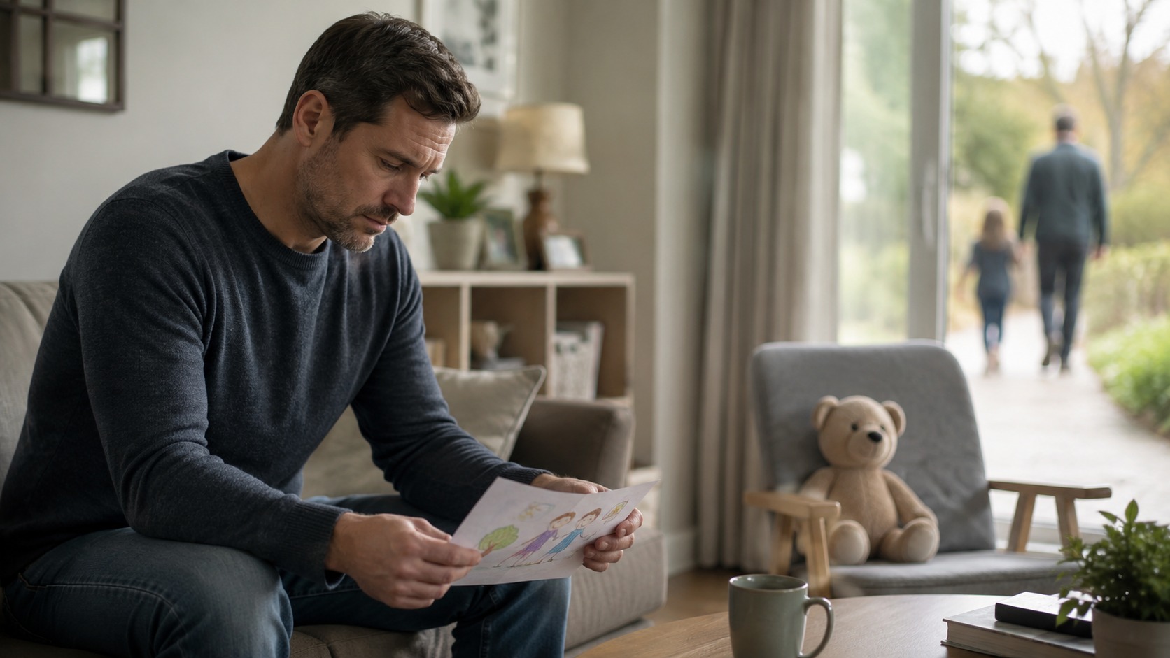 Father Dealing With Parental Alienation
